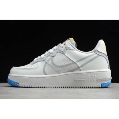 Nike Air Force 1 Beyaz / Açık Gri / Altın Kaykay Ayakkabı Türkiye - B36HT6S1